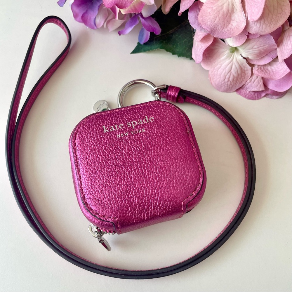 Kate Spade Ava Metallic AirPods Lanyard Case
